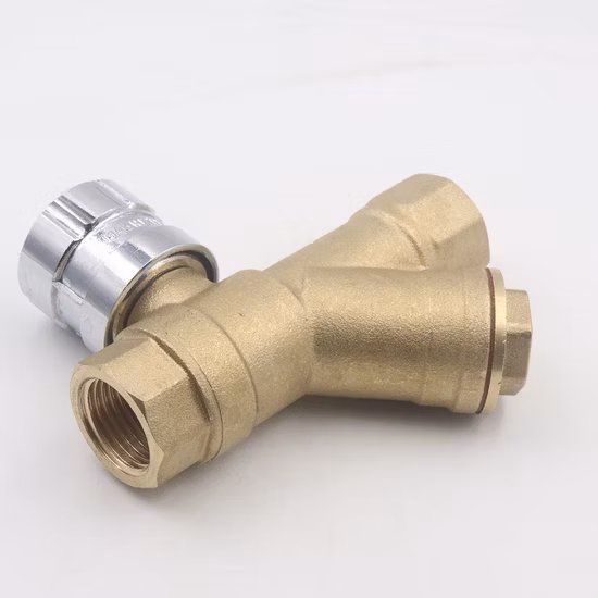 Válvula de esfera forjada Pn25 Y com trava magnética de latão