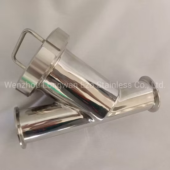 Filtro Purufier tipo Y soldado a ar de água sanitária para laticínios em aço inoxidável (JN